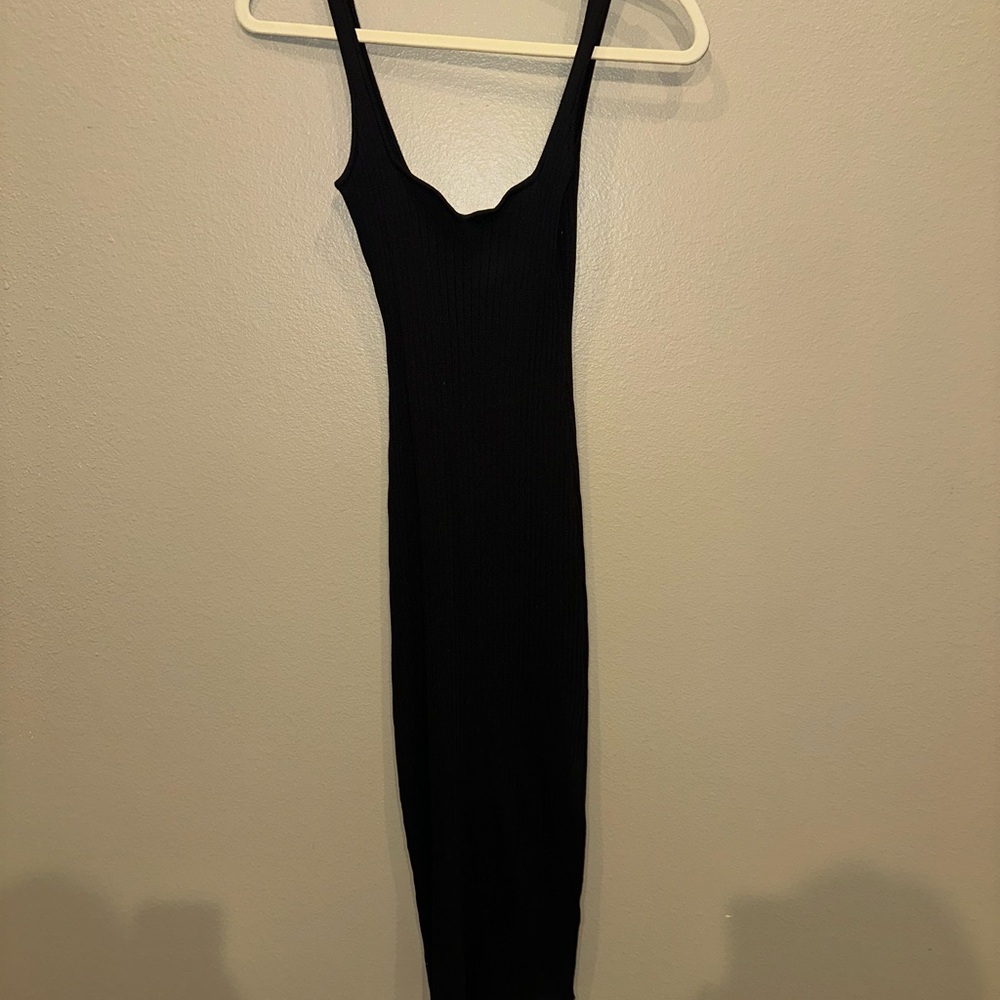 Double Zero Black Strapless Dress